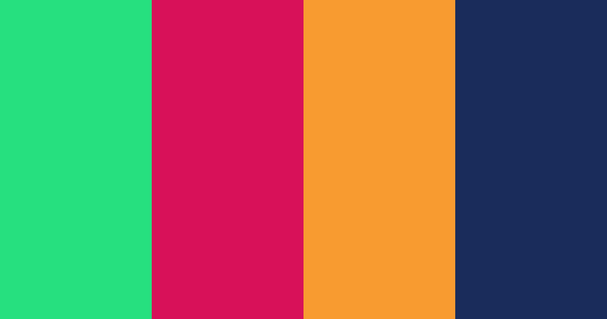 Download tropical sunset mix color palette PNG image (landscape)