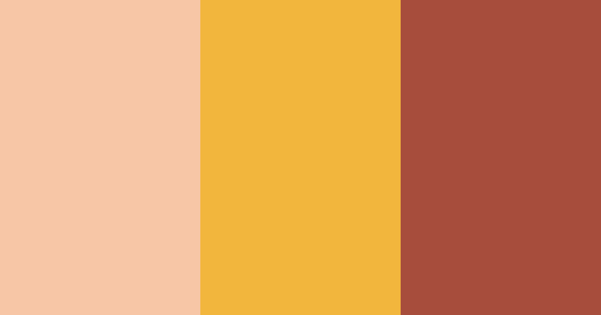 Download warm earth tones color palette PNG image (landscape)