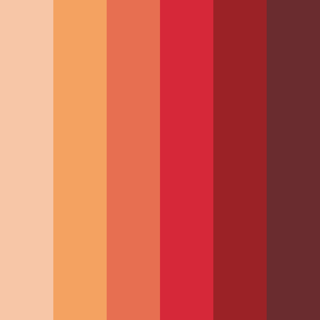 Download radiant ember color palette PNG image (square)