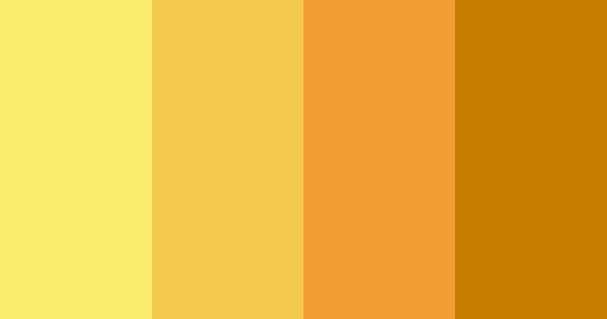 Download yellow vitamin color palette PNG image (landscape)