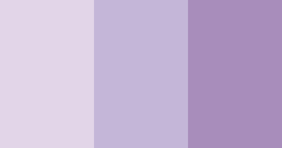 Download purple shades color palette PNG image (landscape)