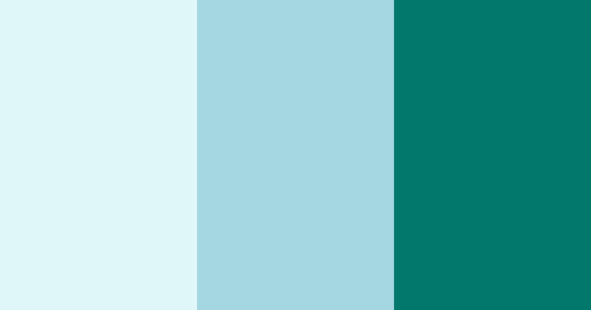 Download tranquil lagoon color palette PNG image (landscape)