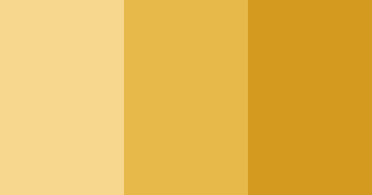 Download warm ochre shades color palette PNG image (landscape)