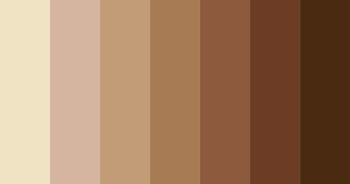Download brown beading color palette PNG image (landscape)