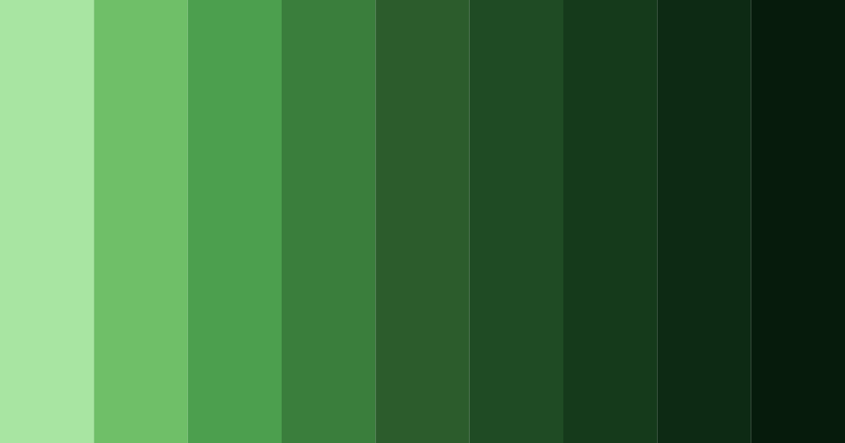 Download verdant canopy color palette PNG image (landscape)