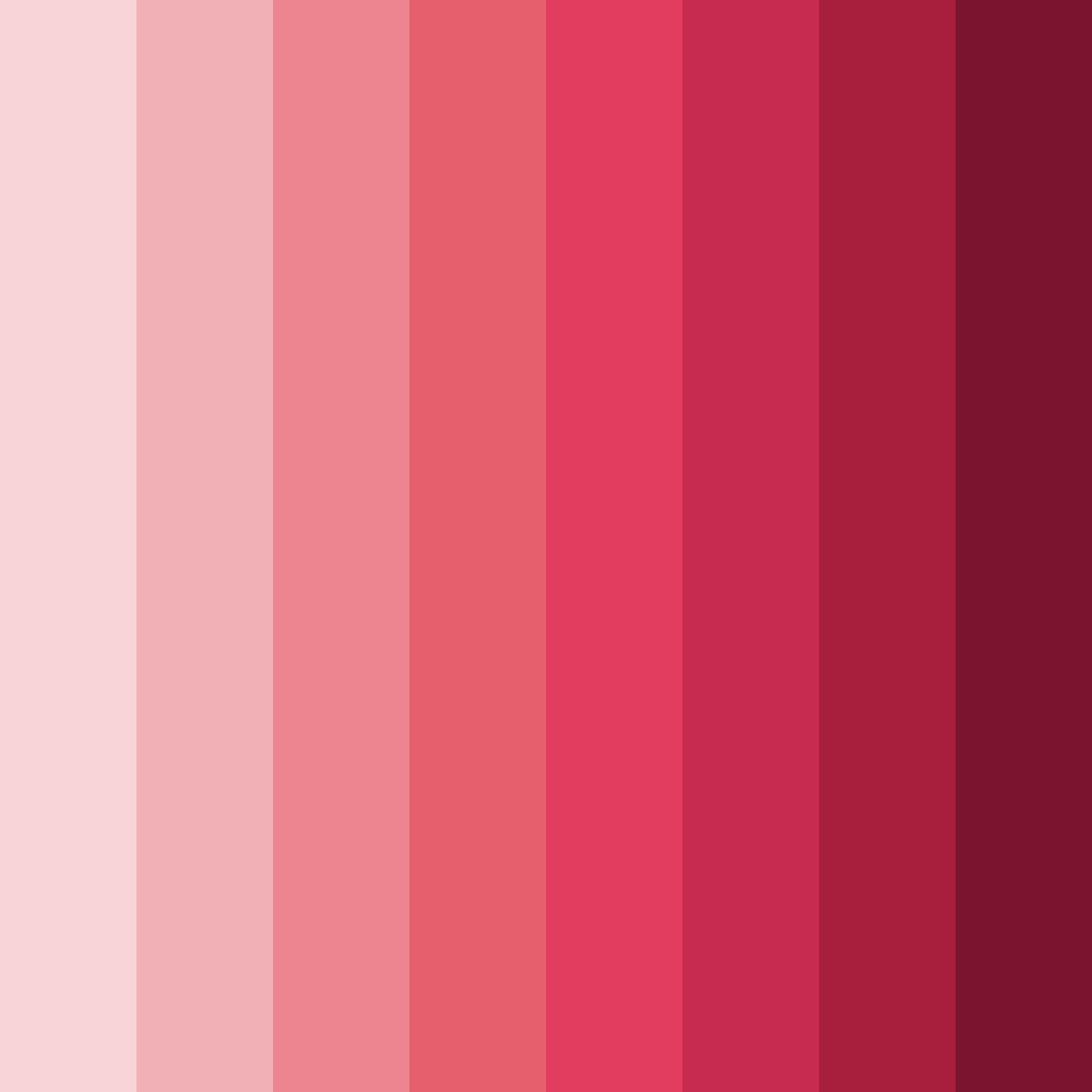 Download blushing bouquet color palette PNG image (square)