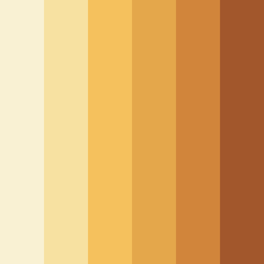 Download vanilla sunrise color palette PNG image (square)