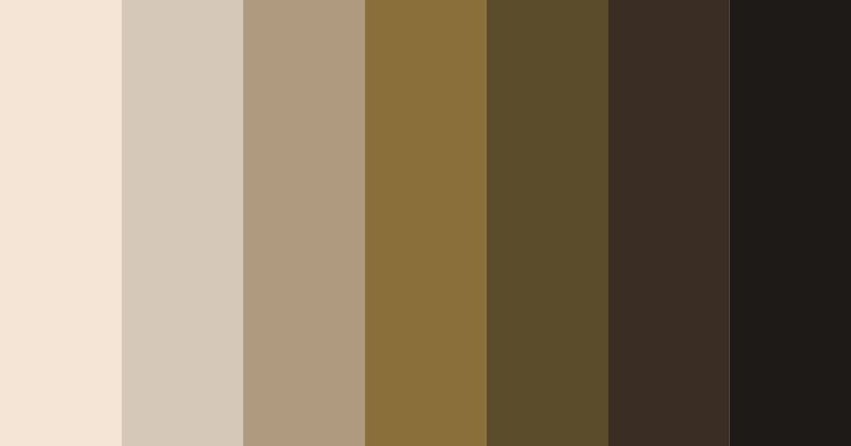 Download brown antique color palette PNG image (landscape)