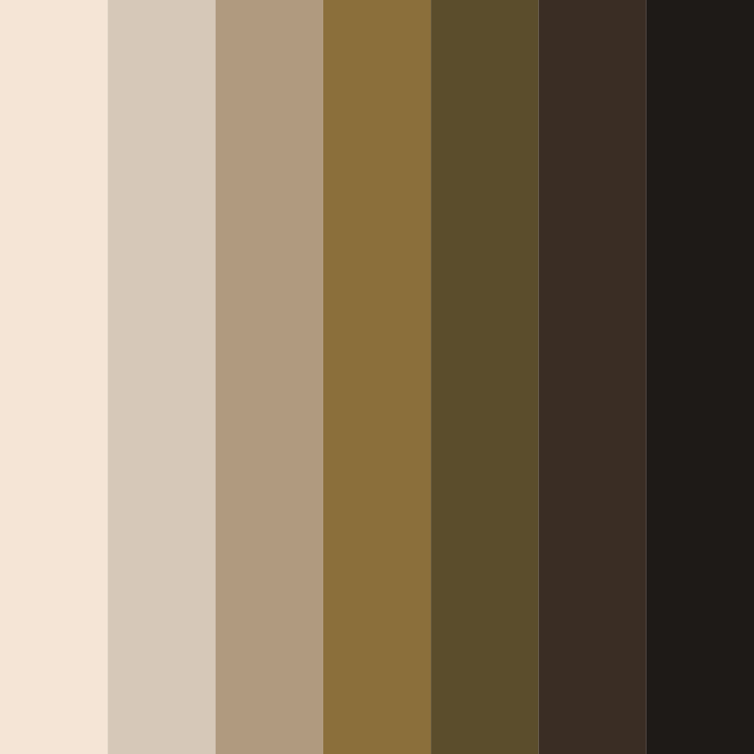 Download brown antique color palette PNG image (square)