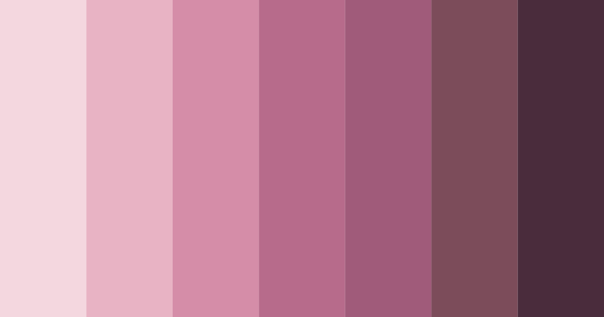 Download rose elegance color palette PNG image (landscape)