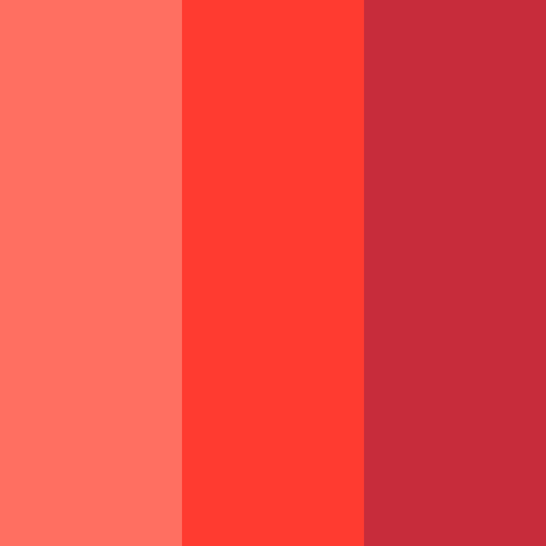 Download candy apple red delight color palette PNG image (square)