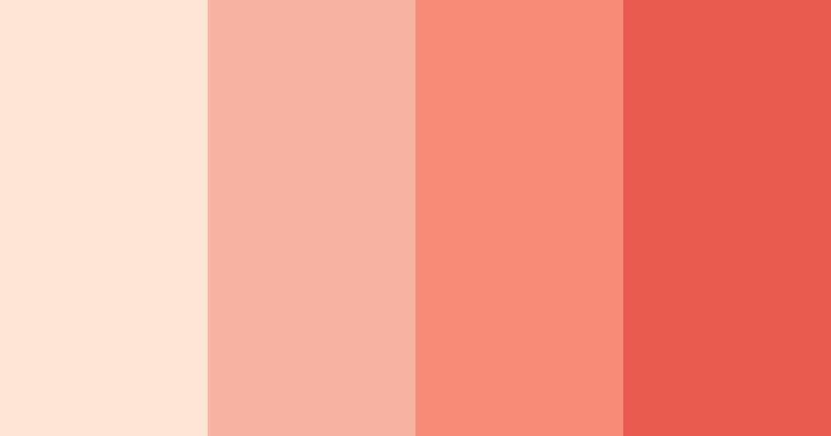 Download light coral color palette PNG image (landscape)