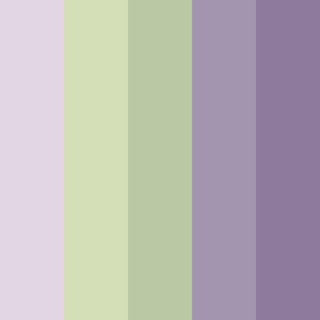 Download muted lavender color palette PNG image (square)