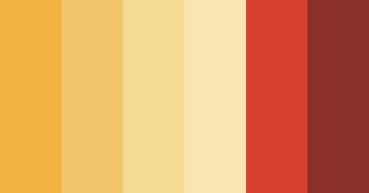 Download sunset orange color palette PNG image (landscape)