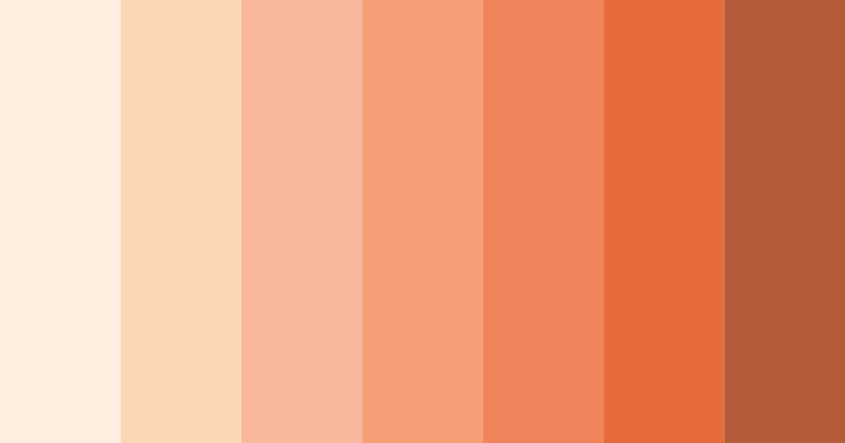 Download light peach color palette PNG image (landscape)