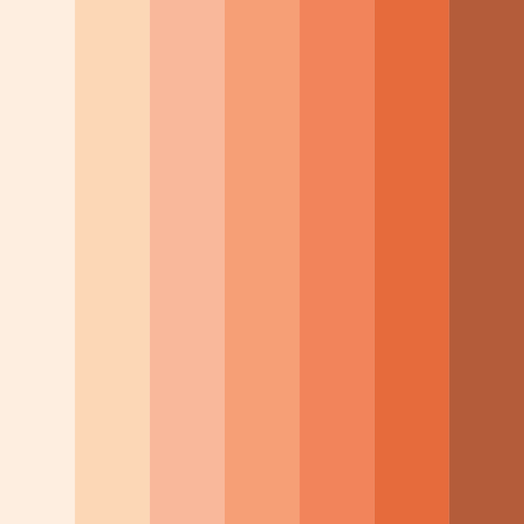 Download light peach color palette PNG image (square)