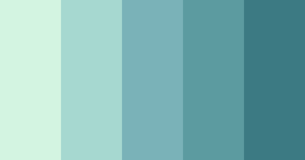 Download minted serenity color palette PNG image (landscape)
