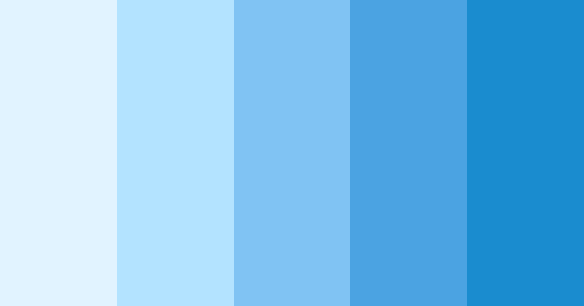 Download azure serenade color palette PNG image (landscape)