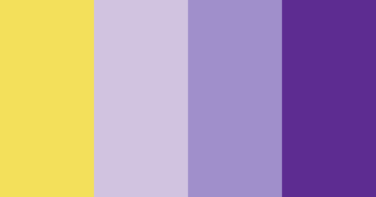 Download purple and yellow dreams color palette PNG image (landscape)