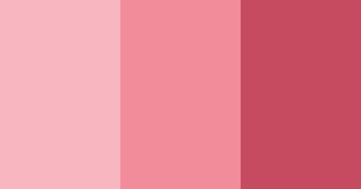 Download pink heart color palette PNG image (landscape)