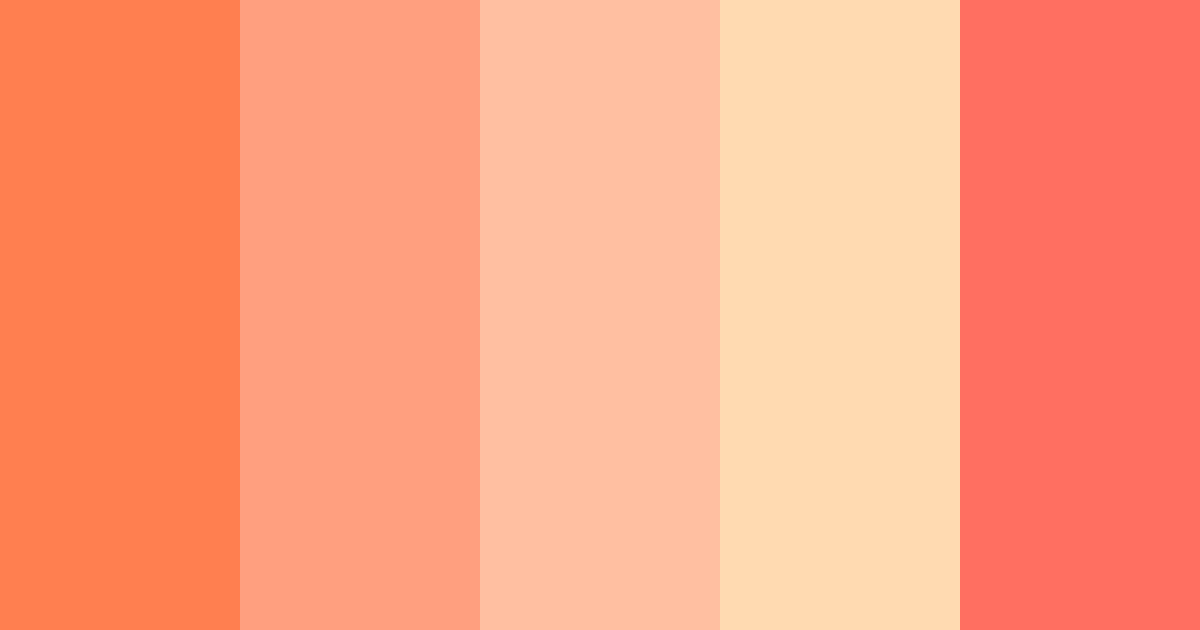 Download coral angel color palette PNG image (landscape)