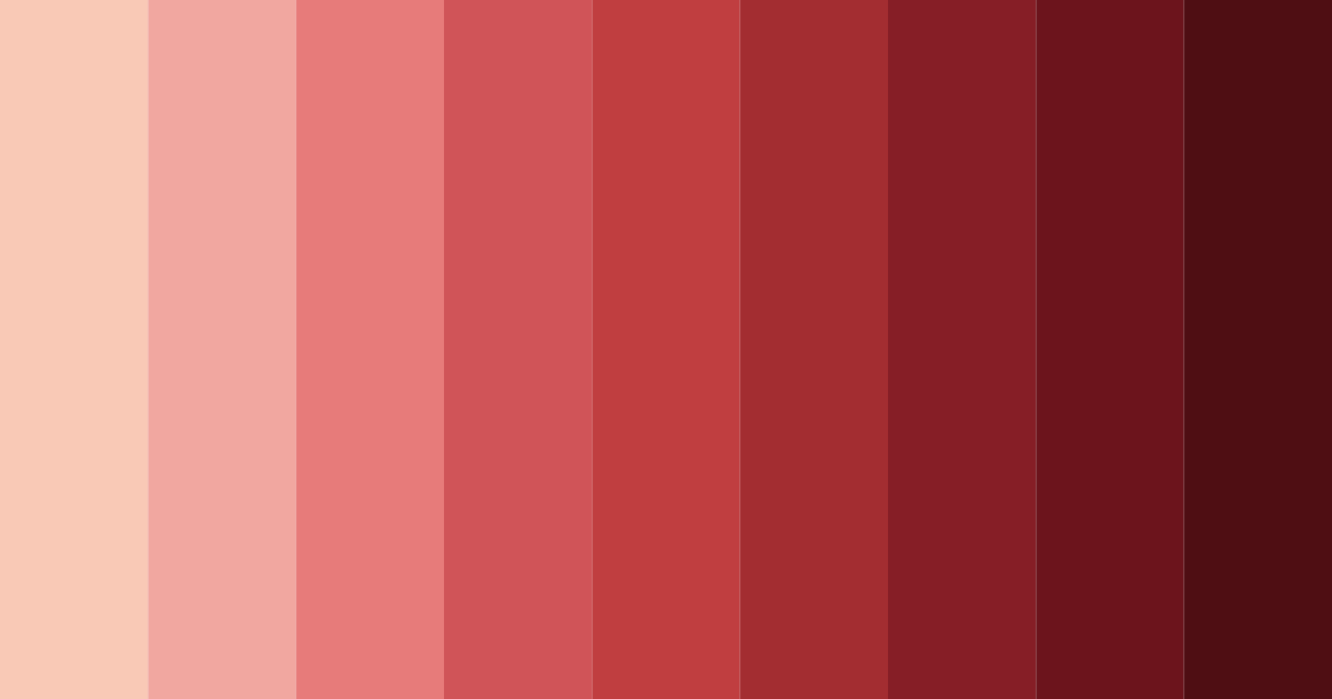 Download red fire color palette PNG image (landscape)