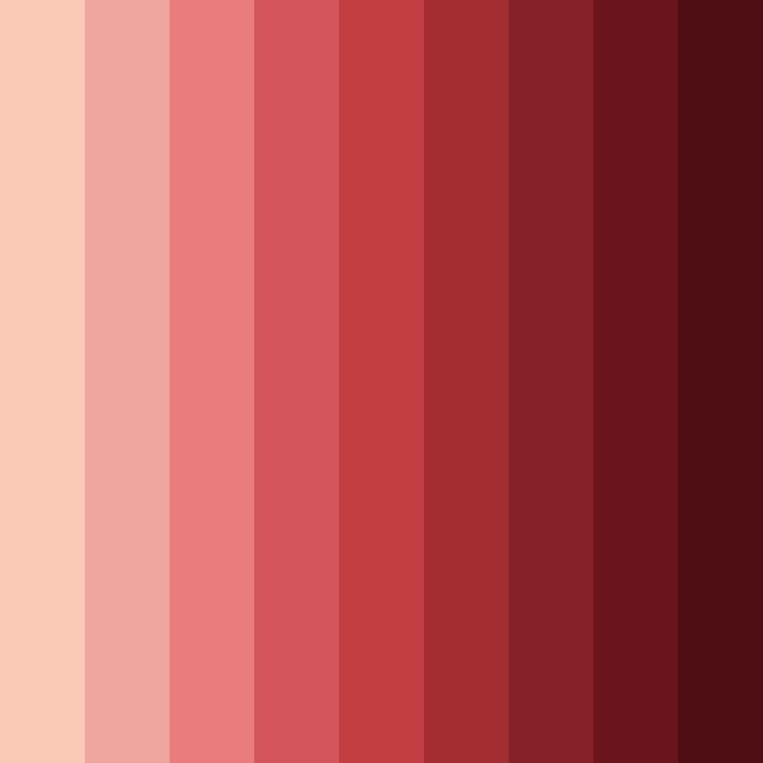 Download red fire color palette PNG image (square)