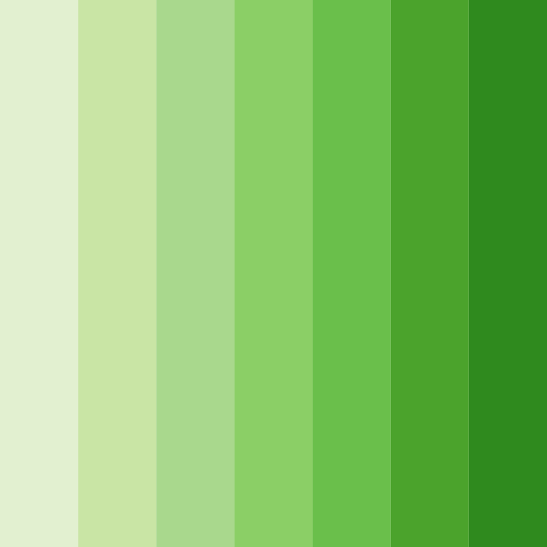 Download earthy verdant taurus color palette PNG image (square)