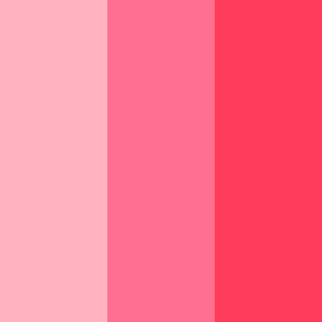 Download pink passion color palette PNG image (square)