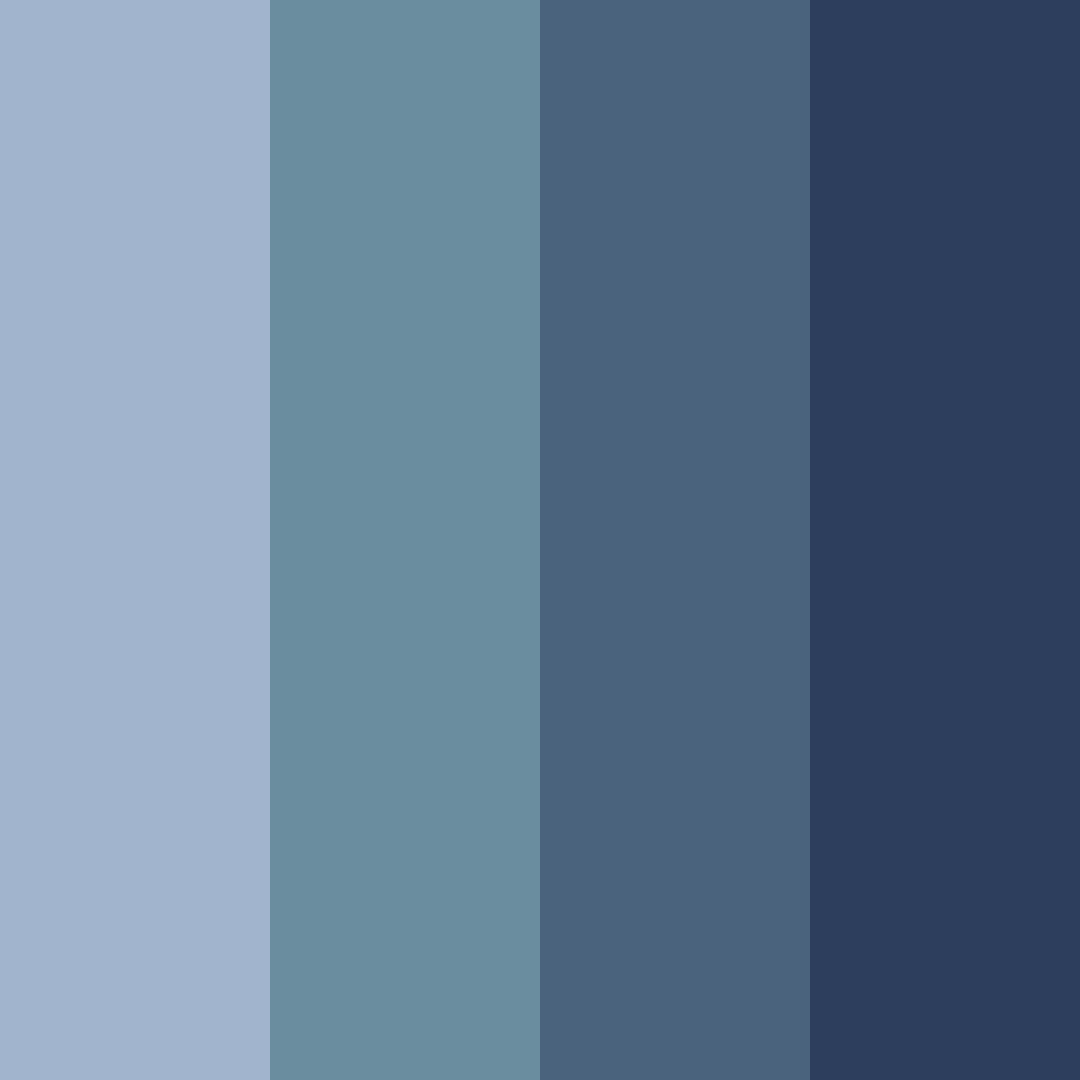 Download navy elegance color palette PNG image (square)