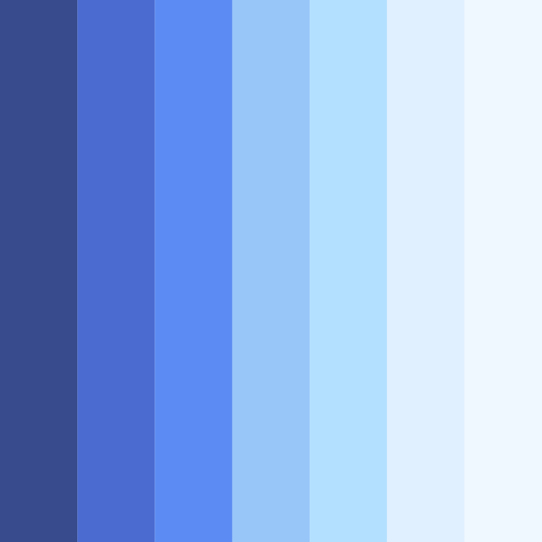 Download serene skies color palette PNG image (square)