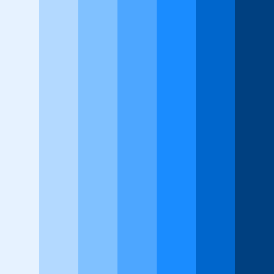 Download azure meadow color palette PNG image (square)