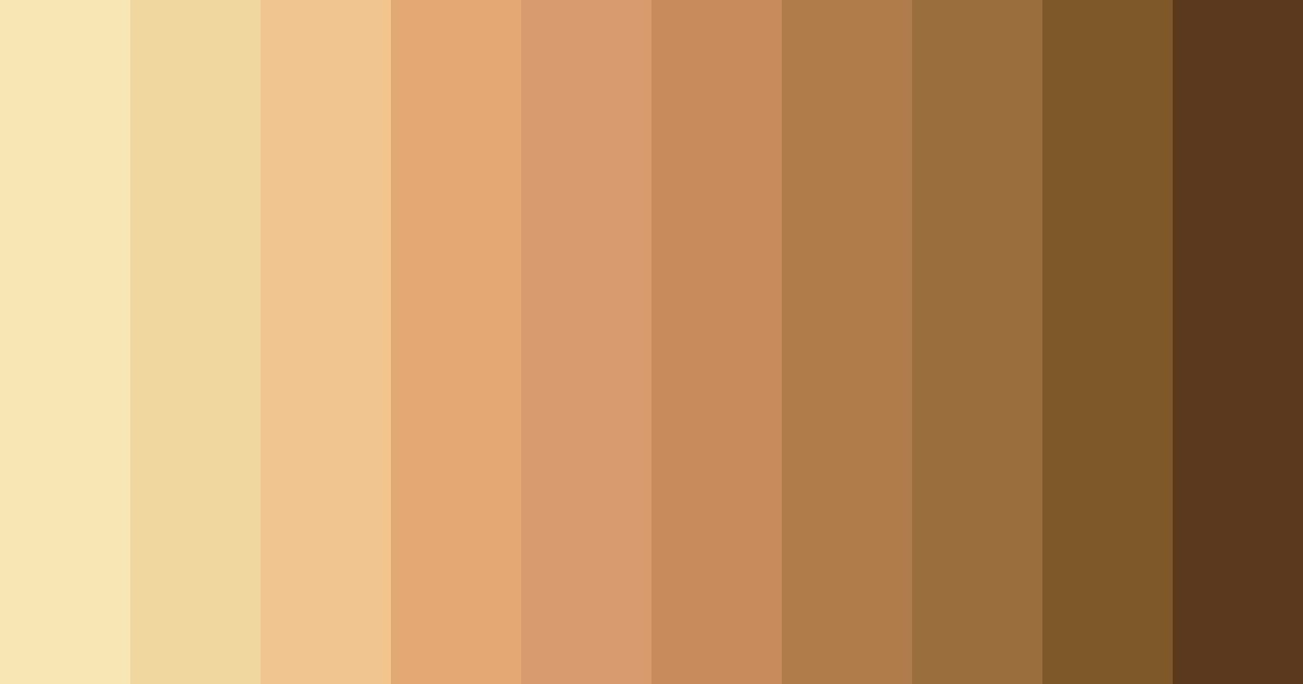 Download earthy brown color palette PNG image (landscape)