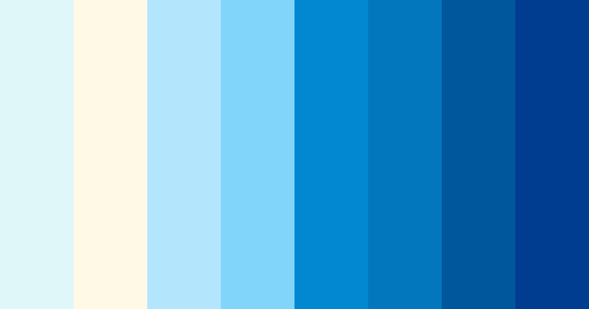 Download ocean breeze dream color palette PNG image (landscape)