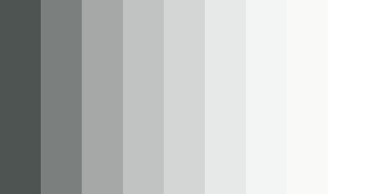 Download shades of black color palette PNG image (landscape)
