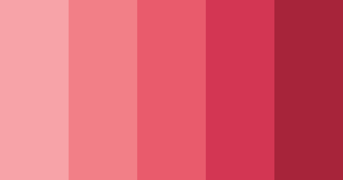 Download blushing crimson dreams color palette PNG image (landscape)