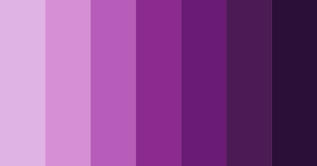 Download dark purple dream color palette PNG image (landscape)