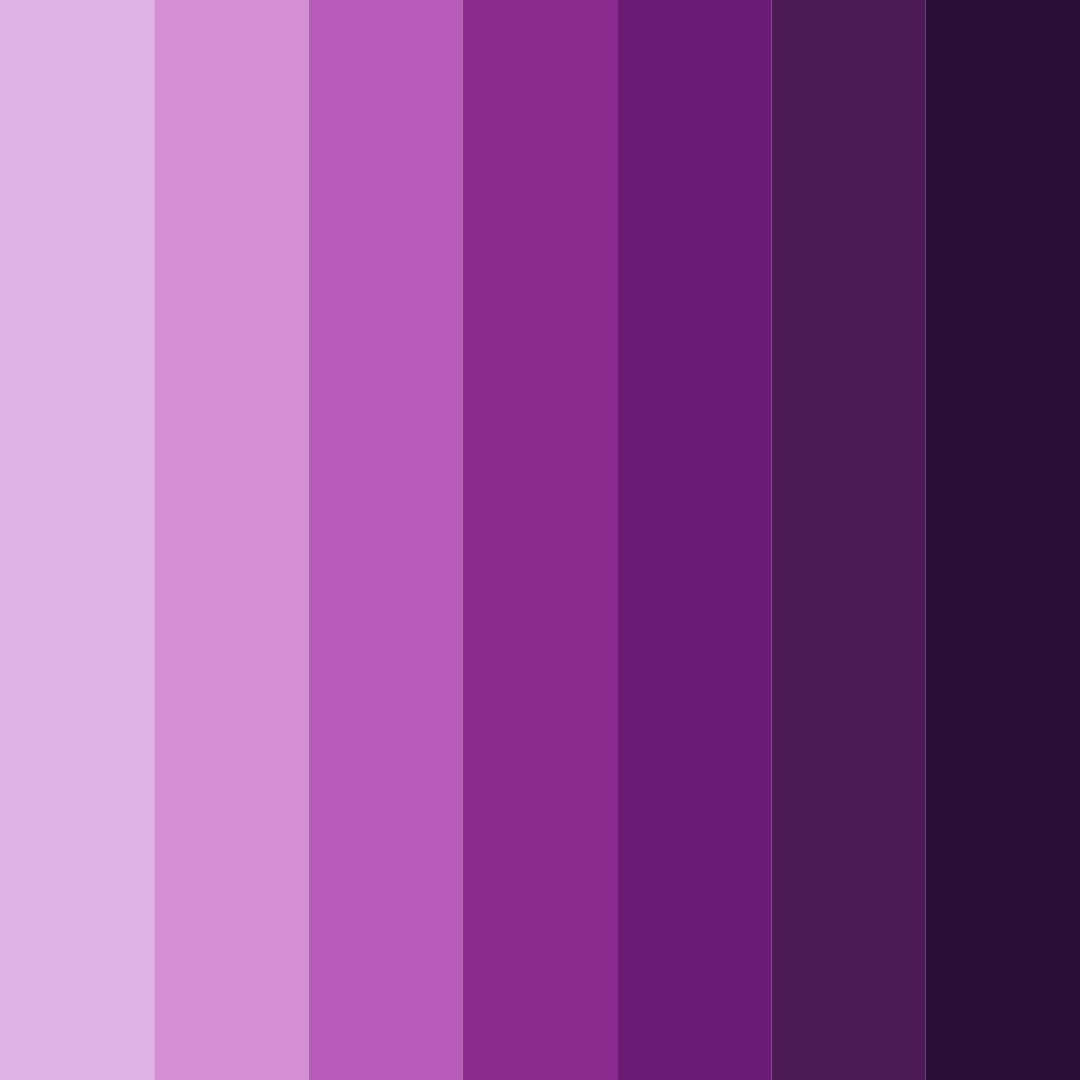 Download dark purple dream color palette PNG image (square)