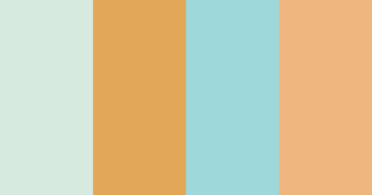 Download tropical sunrise color palette PNG image (landscape)