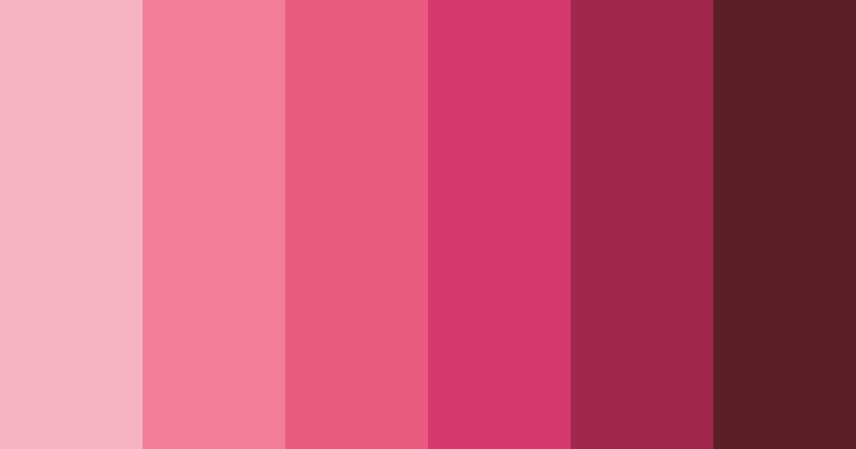 Download pink jam color palette PNG image (landscape)
