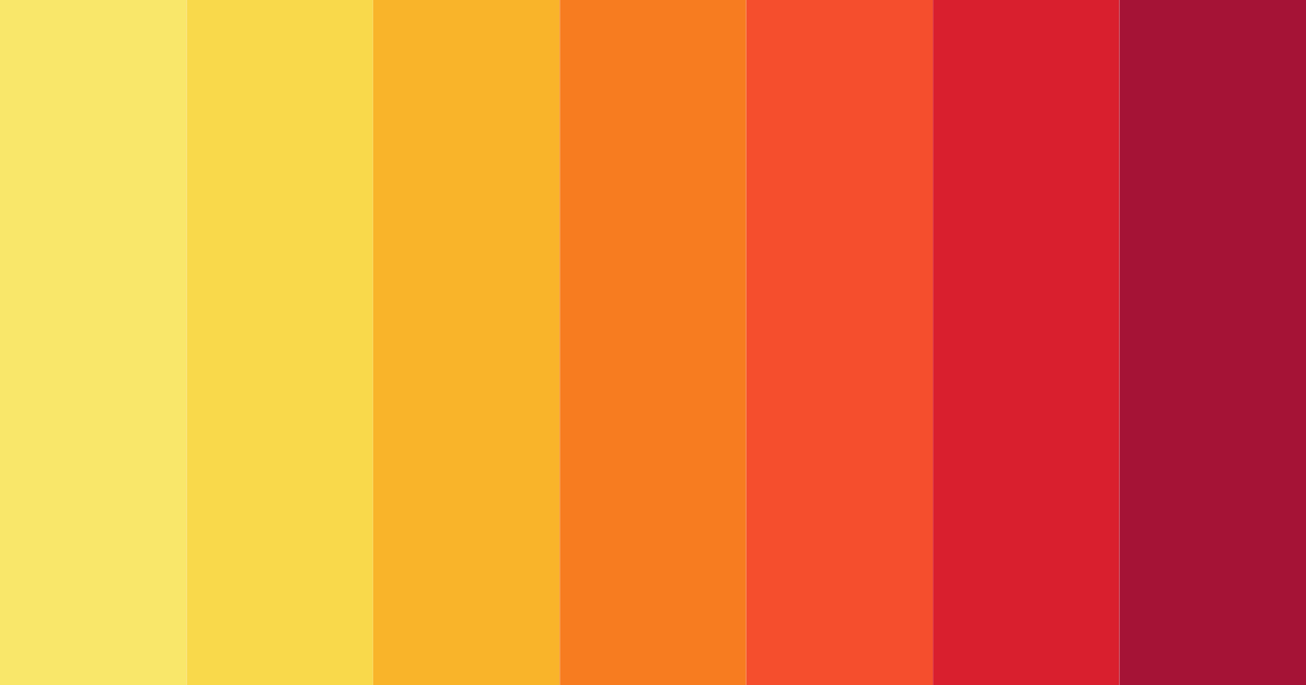 Download electric sunrise color palette PNG image (landscape)