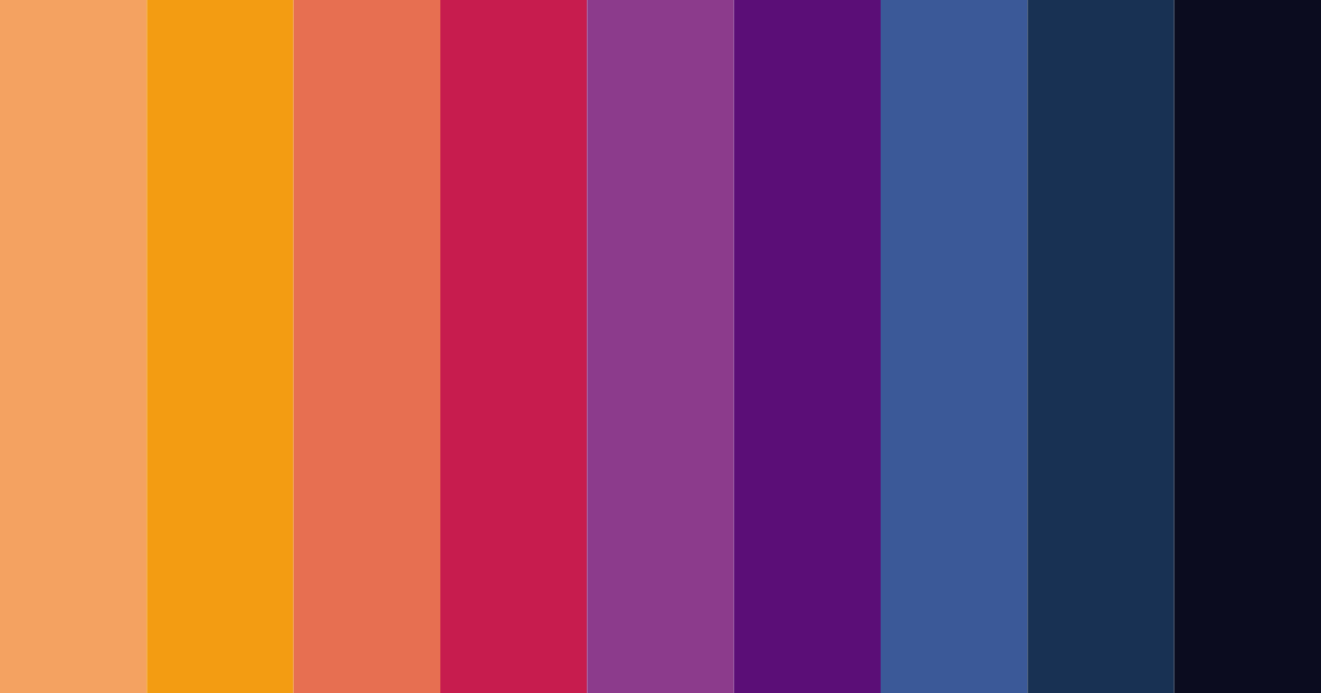 Download blue red flash color palette PNG image (landscape)