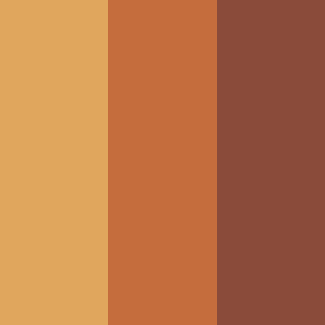 Download autumn harvest color palette PNG image (square)