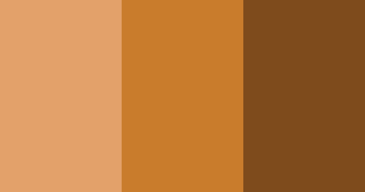 Download rustic orange color palette PNG image (landscape)