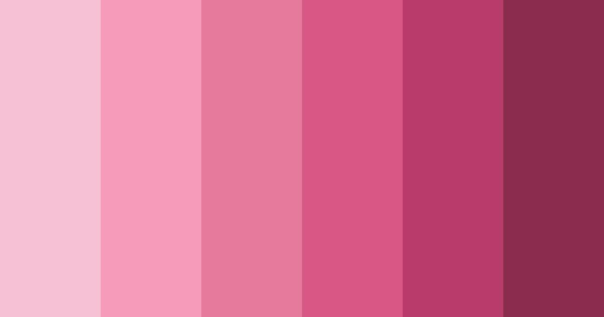 Download violet red blossoms color palette PNG image (landscape)