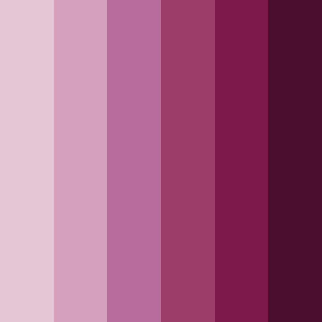 Download shades of plum color palette PNG image (square)
