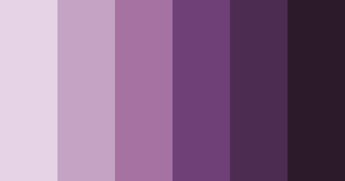 Download purple vineyard color palette PNG image (landscape)