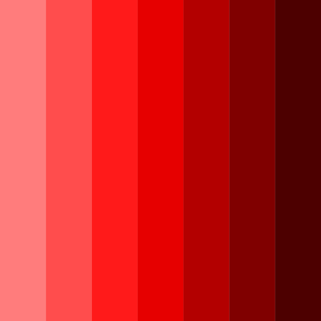 Download raging red color palette PNG image (square)