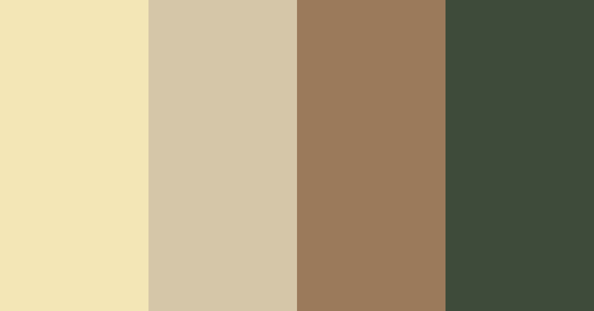 Download whispers of the forest color palette PNG image (landscape)