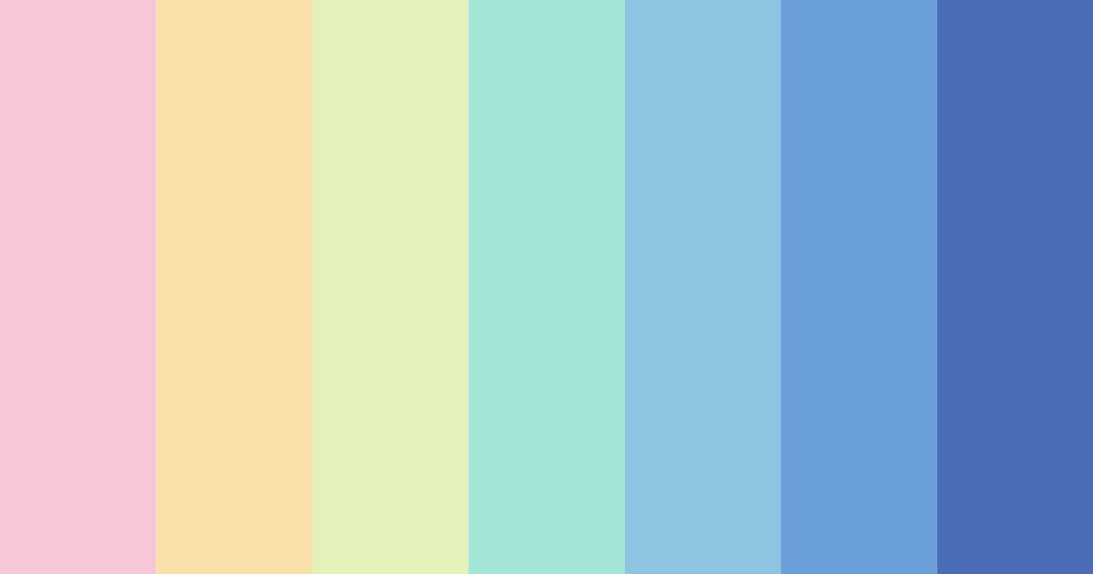 Download whimsical dreamscape color palette PNG image (landscape)